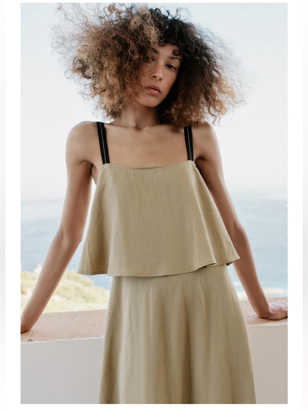 Zara  midi drees
